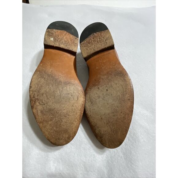 Foot-joy Classics Brown Dress Loafers Tassel Moccasin Made In USA Men’s 10E - Picture 6 of 12